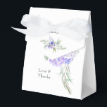 Pastel Violet Floral Wedding Bedankdoosjes<br><div class="desc">Anemone floral bruiloft bevoordeelt dozen in pastelviolettinten.</div>