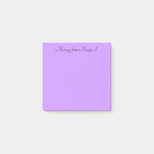Pastel Violet Post-it® Notes (Voorkant)