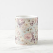 “Pastel Vlinder & Bloem Koffiemok (Center)