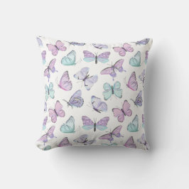 Pastel Vlinder Droom Kussen