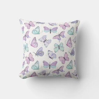 Pastel Vlinder Droom Kussen
