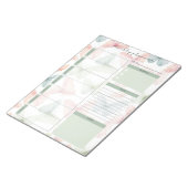 Pastel Vlinder Weekplanner Notitieblok (Schuin)