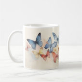 Pastel Vlinderontwerp Keramische Mok (Links)