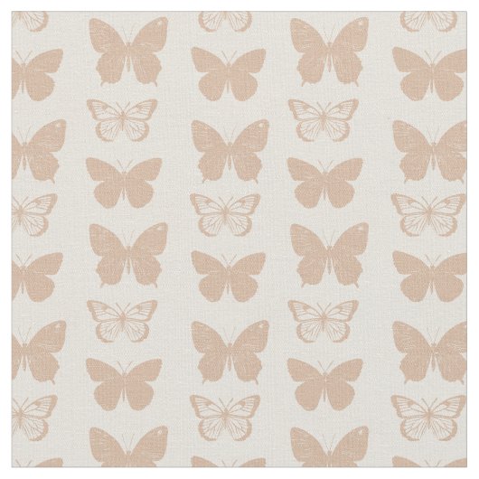 Pastel vlinderpatroon stof (Close Up)