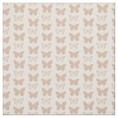 Pastel vlinderpatroon stof (Swatch)