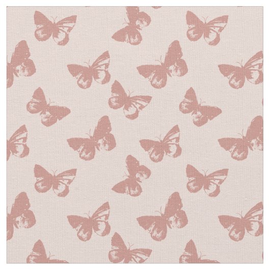 Pastel vlinderpatroon stof (Close Up)