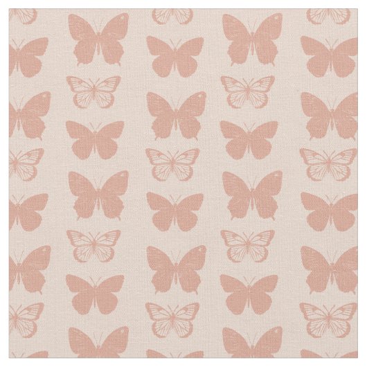 Pastel vlinderpatroon stof (Close Up)
