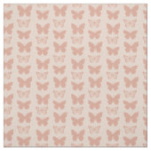 Pastel vlinderpatroon stof (Swatch)