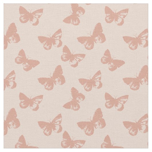 Pastel vlinderpatroon stof (Close Up)