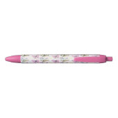 pastel vlinders blauwe inkt pen (Achterkant)