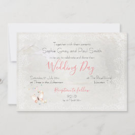  pastel vlinders bruiloft kaart