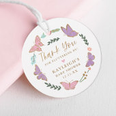  pastel vlinders dank u bedankjes labels