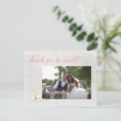 Pastel vlinders dank u Briefkaart (Staand voorkant)