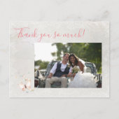 Pastel vlinders dank u Briefkaart (Voorkant)