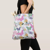 Pastel Vlinders Tote Bag (Dichtbij)