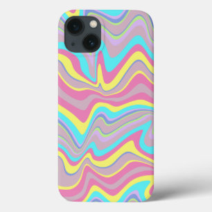 Pastel vloeiende golven Case-Mate iPhone case