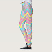 Pastel vloeiende golven leggings (Links)