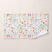 Pastel Vloertuinpatroon Bad Handdoek (Handdoek)