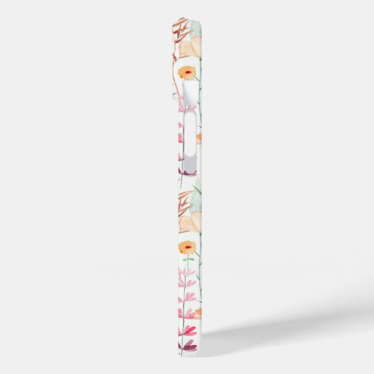 Pastel Vloertuinpatroon Case-Mate iPhone Case (Achterkant / Links)