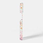 Pastel Vloertuinpatroon iPhone Hoesje (Rechterkant)