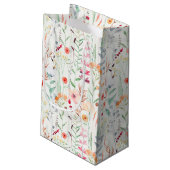 Pastel Vloertuinpatroon Klein Cadeauzakje (Achterkant Gekanteld)