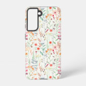 Pastel Vloertuinpatroon Samsung Galaxy Hoesje (Achterkant)