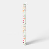 Pastel Vloertuinpatroon Samsung Galaxy Hoesje (Linkerkant)