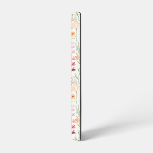 Pastel Vloertuinpatroon Samsung Galaxy Hoesje (Linkerkant)