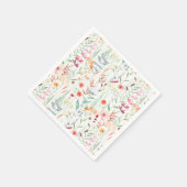 Pastel Vloertuinpatroon Servet (Hoek)