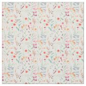 Pastel Vloertuinpatroon Stof (Swatch)