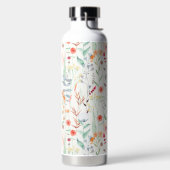 Pastel Vloertuinpatroon Waterfles (Links)