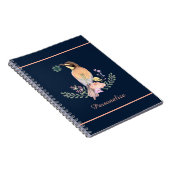 Pastel vogel notitieboek (Rechterzijde)