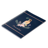 Pastel vogel notitieboek (Linkerzijde)
