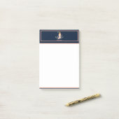 Pastel vogel post-it® notes (Op bureau)