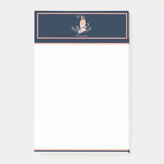 Pastel vogel post-it® notes (Voorkant)