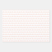 Pastel Volkskunst Kerstvakantie Inpakpapier Vel (Voorkant 3)