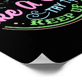 Pastel Volleyball Quote Design For Confident Athle Poster (Hoek)