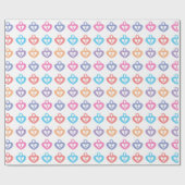 Pastel voor hartslot cadeaupapier (Vlak)