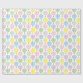 Pastel voor hot-luchtballon cadeaupapier (Vlak)