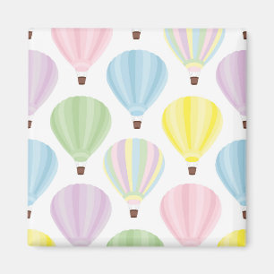 Pastel voor hot-luchtballon magneet