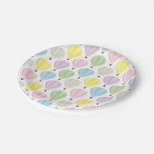 Pastel voor hot-luchtballon papieren bordje (Gekanteld)