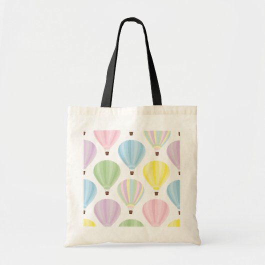 Pastel voor hot-luchtballon tote bag (Voorkant)