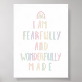 Pastel Vreemd wonderbaarlijk gemaakt print (Voorkant)