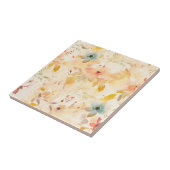 Pastel Vrije Geest Bloem Tegeltje (Zijkant)