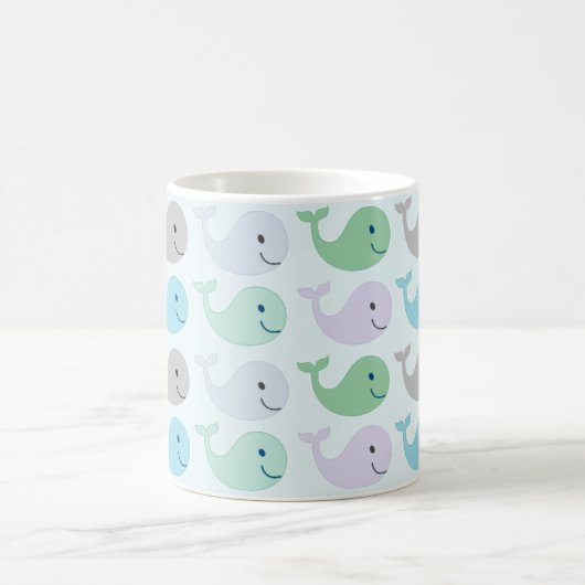 Pastel-walvispatroon Koffiemok (Center)