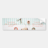 Pastel Ware Vriend Craft Thema Bumpersticker (Voorkant)