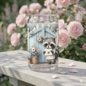 Pastel Wasbeer Lettertuin Blikvorm Glas