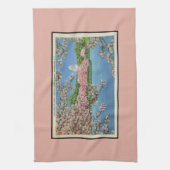 pastel Washington D.C. Cherry Blossom Theedoek (Verticaal)