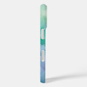 Pastel Watercolor Bloem Monogram iPhone 16 Hoesje (Achterkant / Rechts)