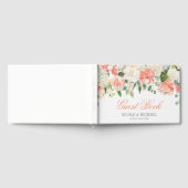 Pastel Watercolor Bloemen Bruiloft Gastenboek (Volledig)